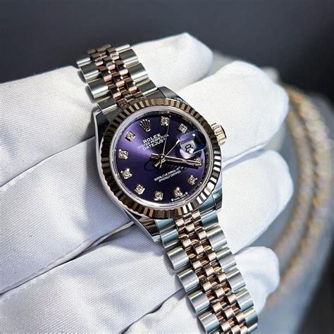 rolex day date with leather women|rolex datejust 28 mm.